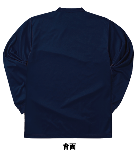 バドミントンTシャツ ジャパンブルー 前面と背面