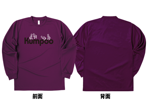 バドミントンTシャツ ブラック 背面